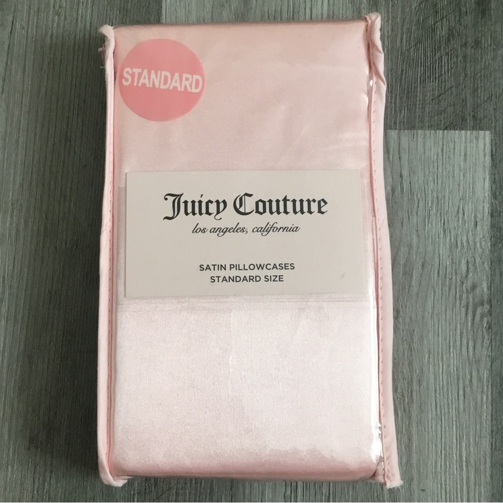 ✨NWT Juicy Couture Y2K Pastel Pink Pillowcase
